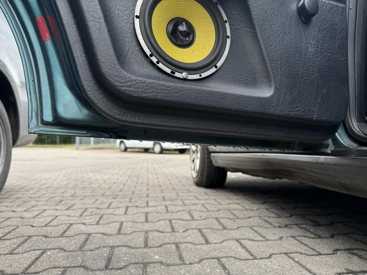Audi 80B4 original T&uuml;r hinten links LZ6P Gomera Gr&uuml;nmet. Kombi Avant Bj.1993